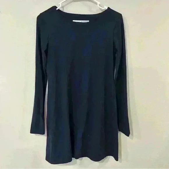 Susana Monaco Long Sleeve Navy Dress - Picture 1 of 4